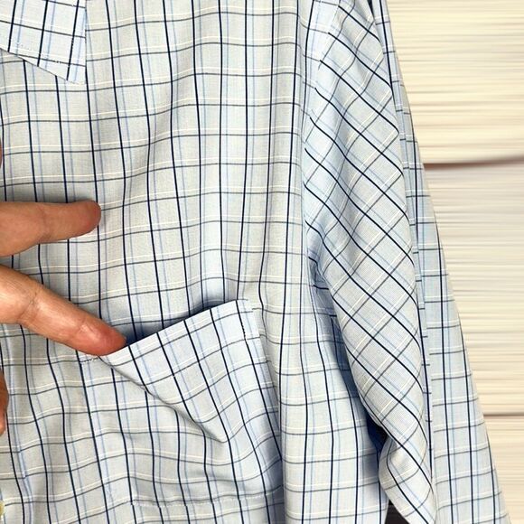 Brooks Brothers Cotton Plaid Button Down Shirt Regent Fit size 16 2-3 - Picture 7 of 13